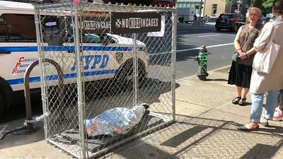 Los 'niños en jaulas' sobrecogen a Nueva York 