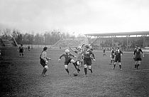 Match de football féminin en France en 1923