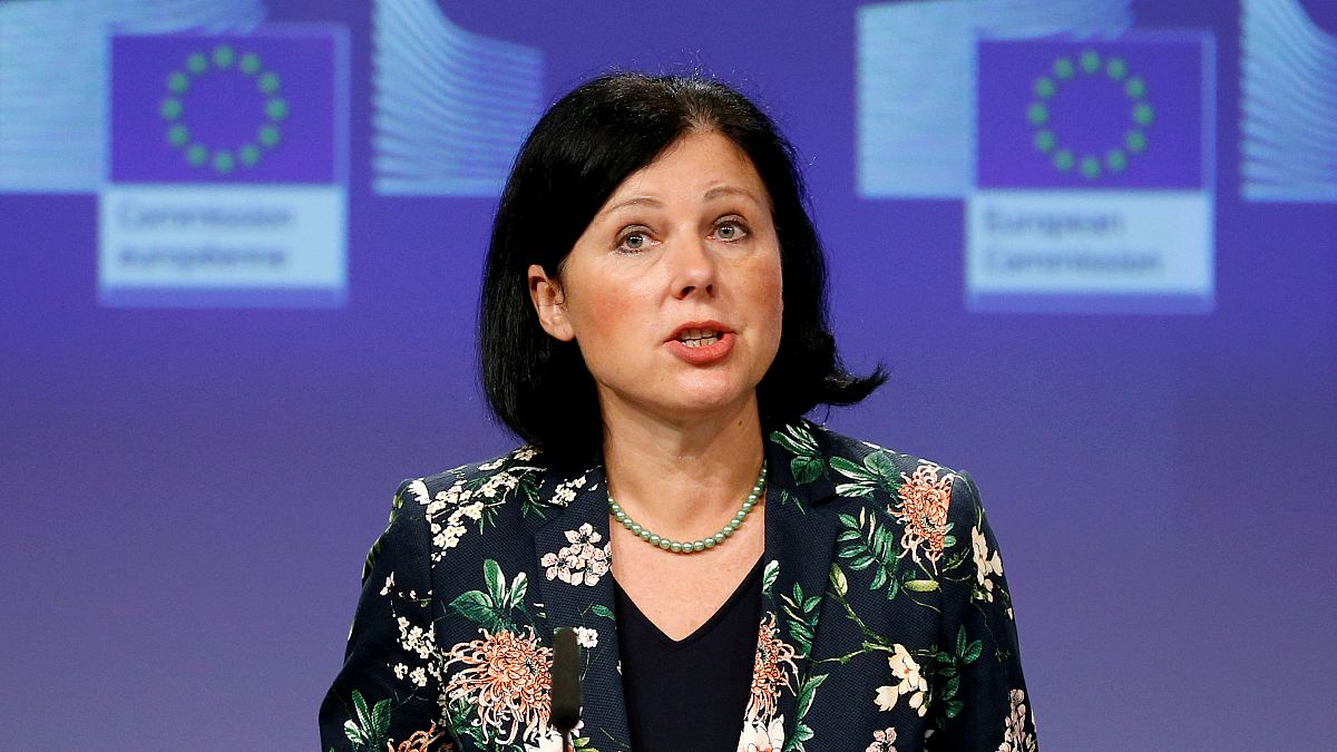 European Justice, Consumers and Gender Equality Commissioner Vera Jourova