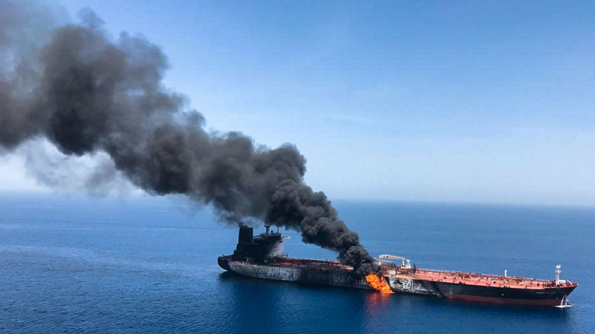 پمپئو: ایران مسئول حمله به دو نفت‌کش در دریای عمان است