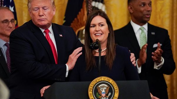 Strebt Sarah Sanders Gouverneursposten an? Strebt Sarah Sanders Gouverneursposten an?