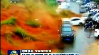 Spectaculaire glissement de terrain en Chine