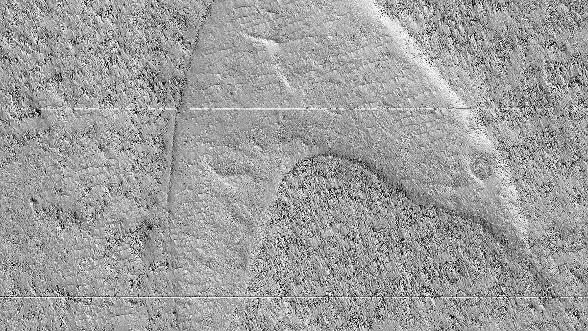 Βρέθηκε το σύμβολο του στόλου του «Σταρ Τρεκ» στην «Ελλάδα» του Άρη!