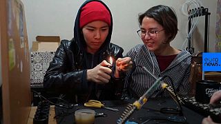 Watch: Young women aim to build Kyrgyzstan's first satellite