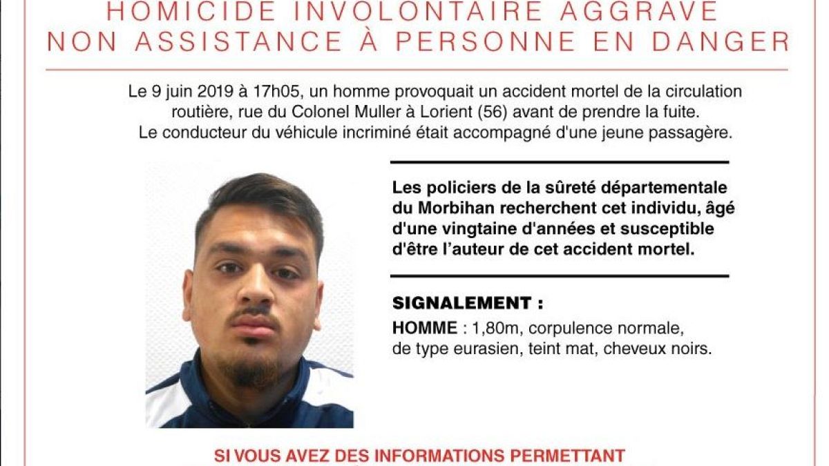 Fahrerflucht nach Unfall mit Kindern: Frankreich sucht diesen Mann