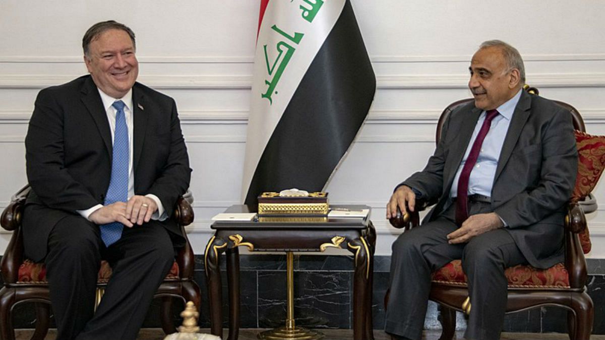 گفتگوی تلفنی مایک پمپئو با نخست‌وزیر عراق پس از حادثه نفتکش‌ها در دریای عمان