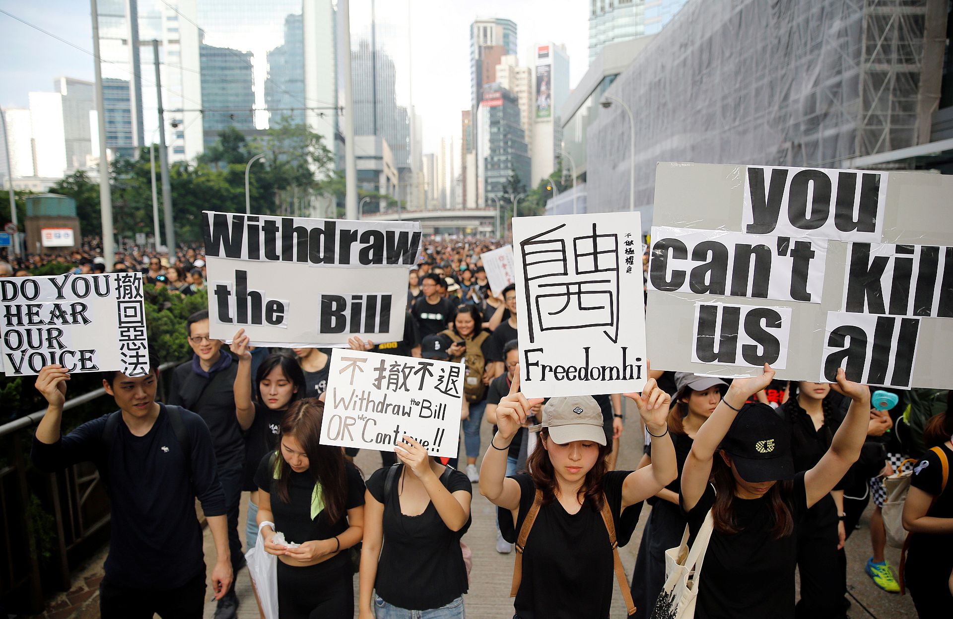 Protesters Flood Streets In Hong Kong Despite Controversial Bills Suspension Euronews 6159