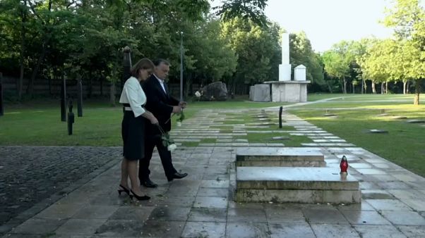 Homenaje a una figura histórica de la política húngara Homenaje a una figura histórica de la política húngara