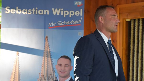 Ο Σεμπάστιαν Βίτελ, υποψήφιος του AfD που δεν εξελέγη δήμαρχος. Ο Σεμπάστιαν Βίτελ, υποψήφιος του AfD που δεν εξελέγη δήμαρχος.