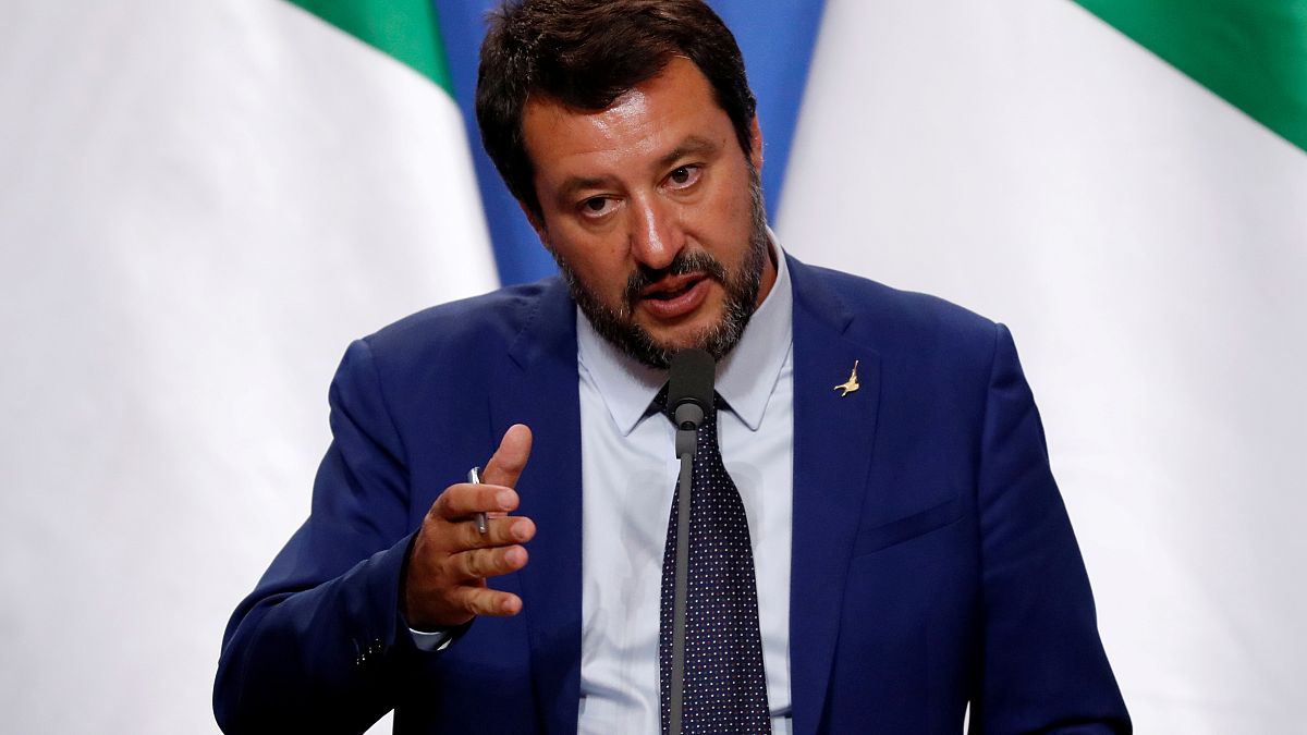 Italian Deputy Prime Minister Matteo Salvini