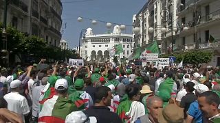 جانب من المظاهرات التي شهدتها الجزائر العاصمة 14-06-19