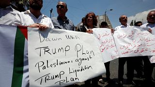 Filistinliler Trump'ın barış planına karşı