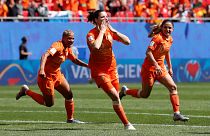 The Netherlands beat Cameroon beat 3-1 securing their place in the knockout stages