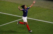 Renard's penalty secures France's place in the round of 16