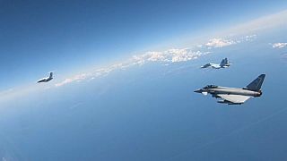 Eurofighter fangen russische Militärflugzeuge im Baltikum ab