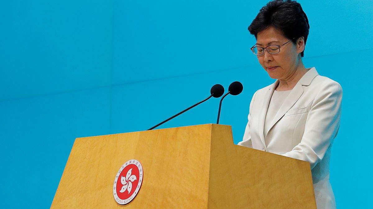 Carrie Lam has faced down mass protests in Hong Kong