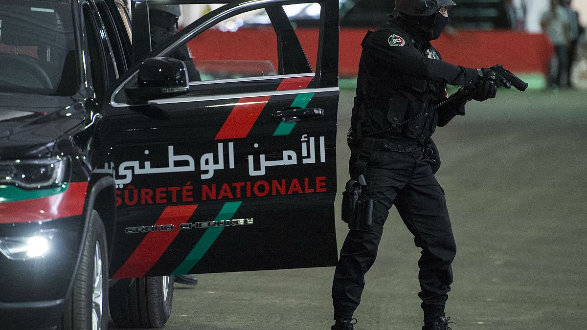 أحد أفراد فرقة التدخل السريع في الأمن الوطني المغربي