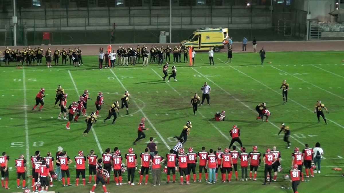 How are Egyptians leading the way for American football in the region?
