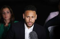 نيمار مهاجم باريس سان جيرمان في ساو باولو بالبرازيل يوم 13 يونيو حزيران 2019