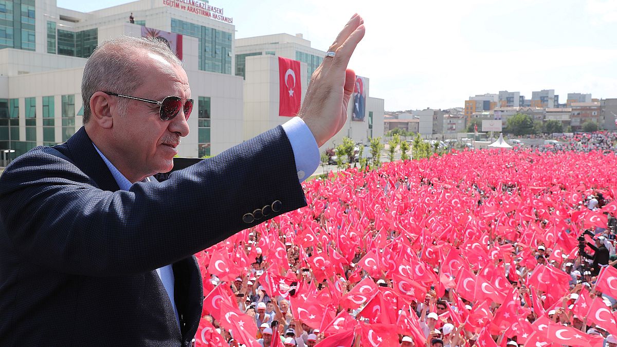 الرئيس التركي رجب طيب أردوغان في اسطنبول يوم الثلاثاء