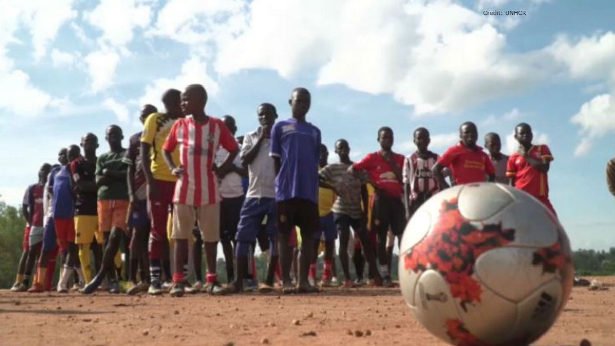 A Sampdoria – sportot és a békét hirdetve – menekülteket edz Ugandában