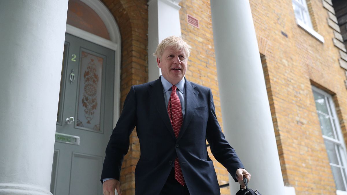 Boris Johnson a caminho de Downing Street