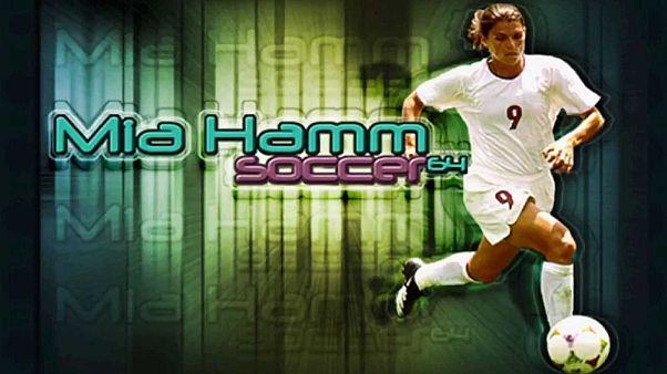 Capture d'écran du jeu Mia Hamm soccer sur Nintendo 64 en 2000 Capture d'écran du jeu Mia Hamm soccer sur Nintendo 64 en 2000