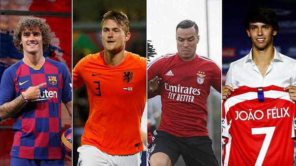 Griezmann no Barça, De Ligt na Juventus, De Tomas no Benfica e Felix no At. Madrid Griezmann no Barça, De Ligt na Juventus, De Tomas no Benfica e Felix no At. Madrid