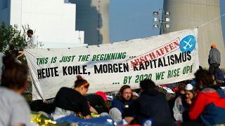 Thousands of protesters occupy German coal mine