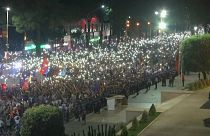 En Albanie, les manifestants réclament toujours la démission du premier ministre Edi Rama