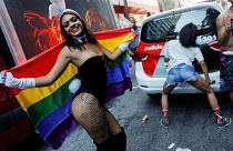 Multidão na "Gay Pride" de São Paulo