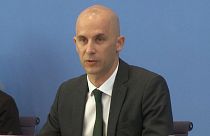 سخنگوی وزارت خارجه آلمان، تصویر از ویدیوی اسوشیتدپرس