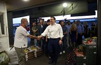 Ομιλία Τσίπρα στην κεντρική λαχαναγορά του Ρέντη