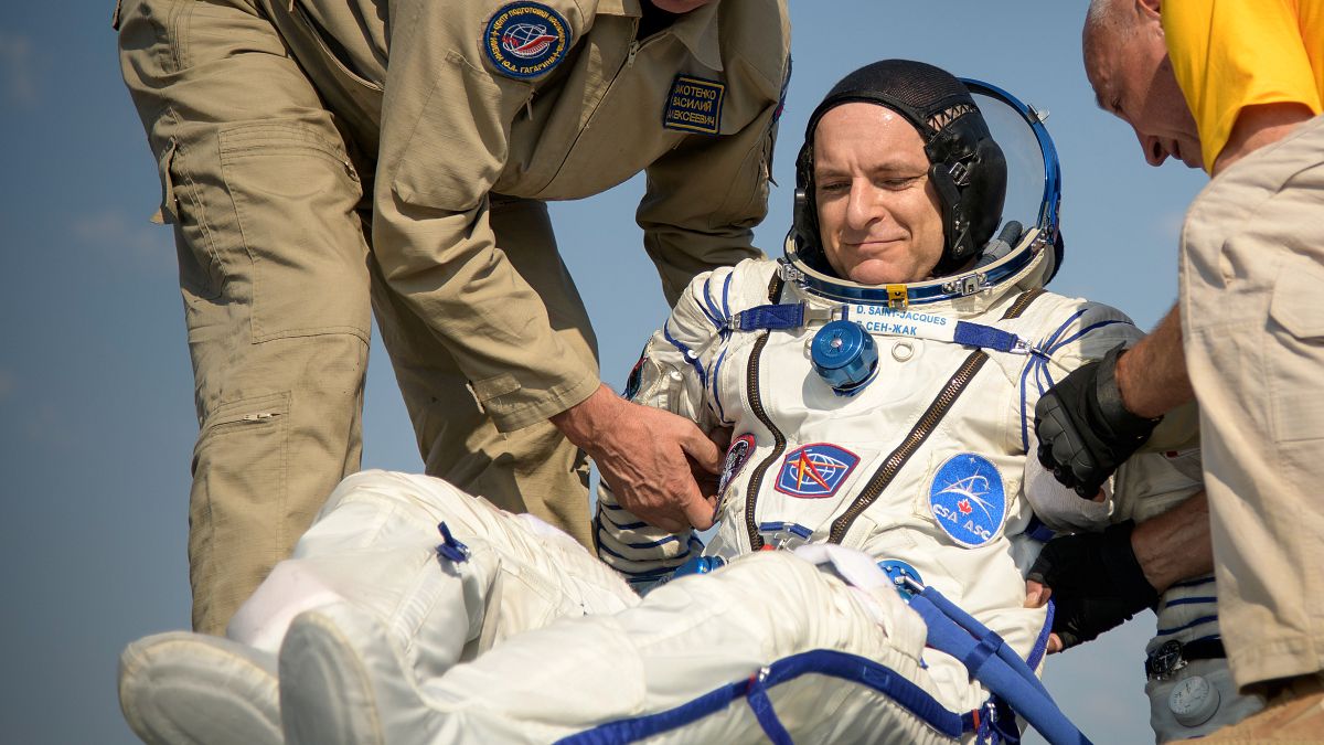 Soyuz MS 11, 204 gün sonra Dünya'ya döndü
