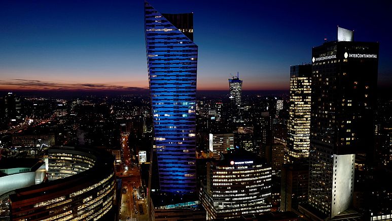 Warsaw's financial district. Warsaw's financial district.