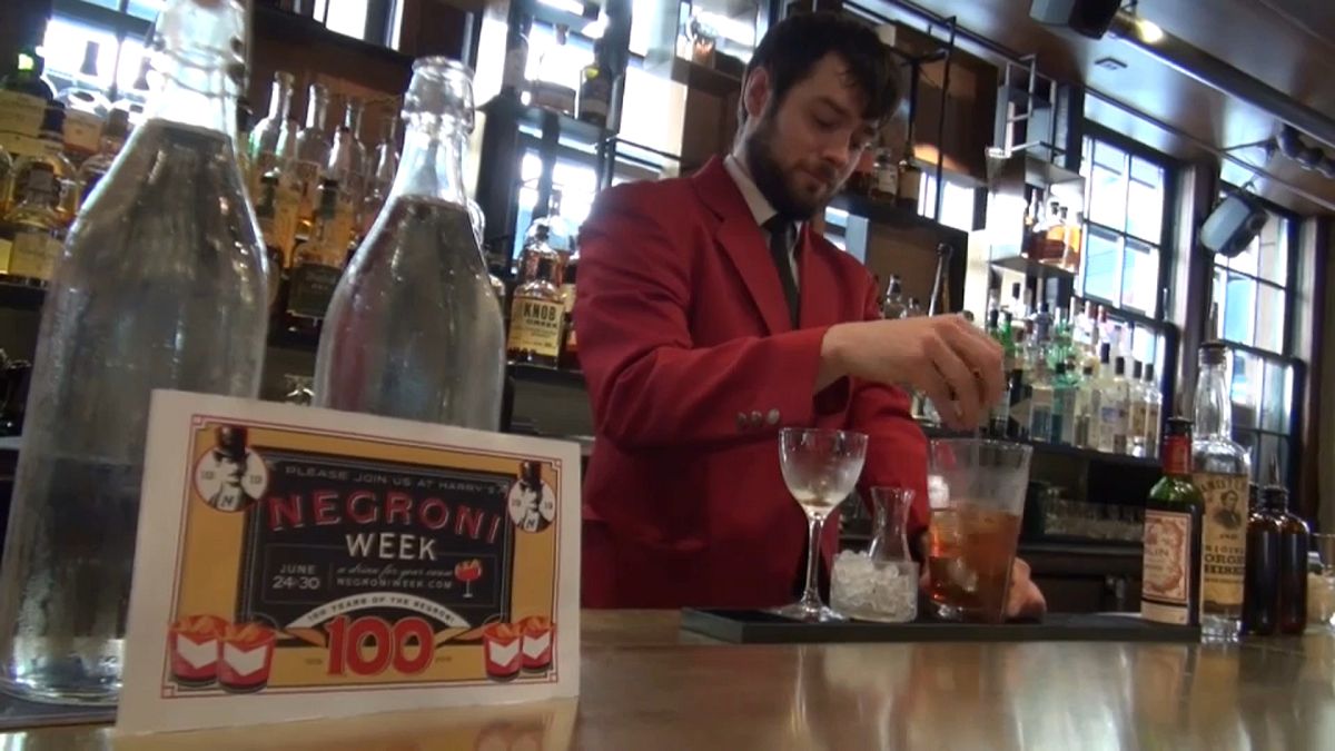 Toasting Negroni on the beloved cocktail's centennial