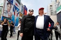 Trump et Kim en amoureux à Osaka, on y croirait... presque