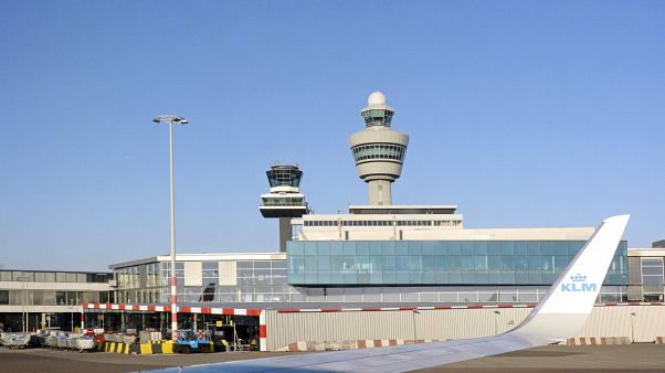 Az Amszterdam Schiphol Airport irányítótornya Az Amszterdam Schiphol Airport irányítótornya