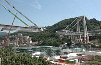 Genova: elkészült az új híd első pillére