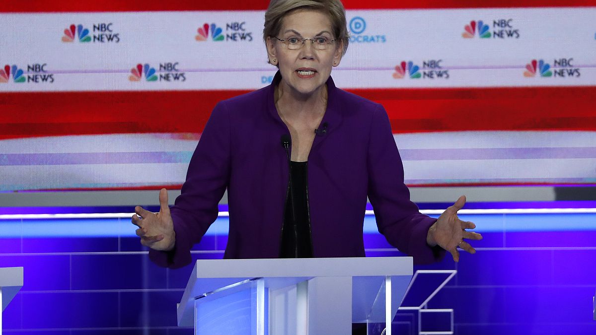 Elizabeth Warren is standout candidate in first TV debate for Democrat nomination