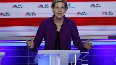 Elizabeth Warren is standout candidate in first TV debate for Democrat nomination