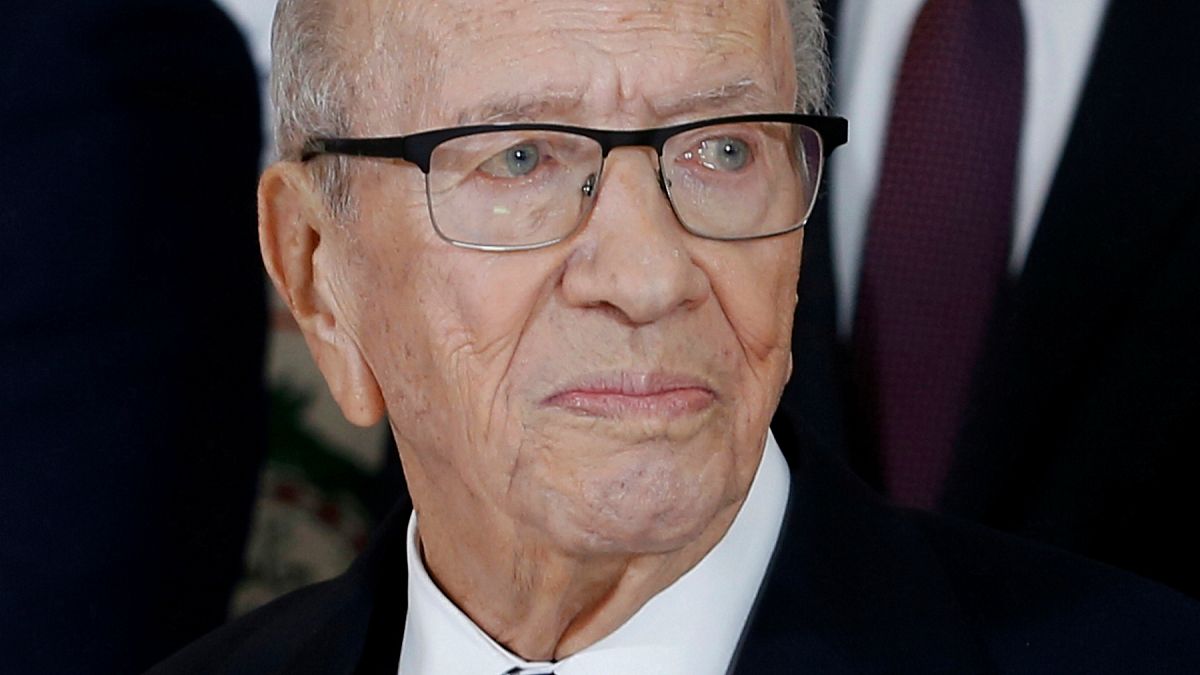 El presidente de Túnez Beji Caid Essebsi, de 93 años, trasladado de urgencia al hospital