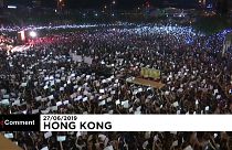 تجمع در هنگ‌کنگ برای جلب توجه رهبران گروه بیست