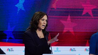 Senator Kamala Harris debated race issues and fired a Joe Biden