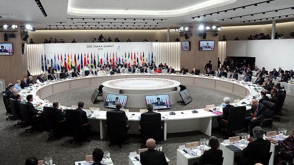 Japonya’nın ev sahipliğinde Osaka’da iki gün sürecek G20 Liderler Zirvesi başladı Japonya’nın ev sahipliğinde Osaka’da iki gün sürecek G20 Liderler Zirvesi başladı