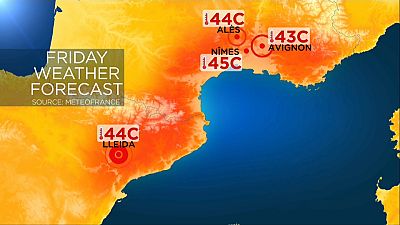 Heatwave: red alert in France as 45C expected in the south