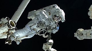 Watch: Euronews' Luca Parmitano makes spacewalk to fix ISS dark matter experiment