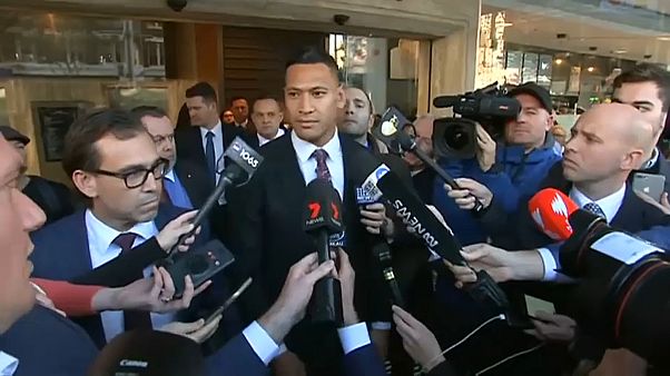 Australiens Rugby-Star Folau geht vor Gericht Australiens Rugby-Star Folau geht vor Gericht