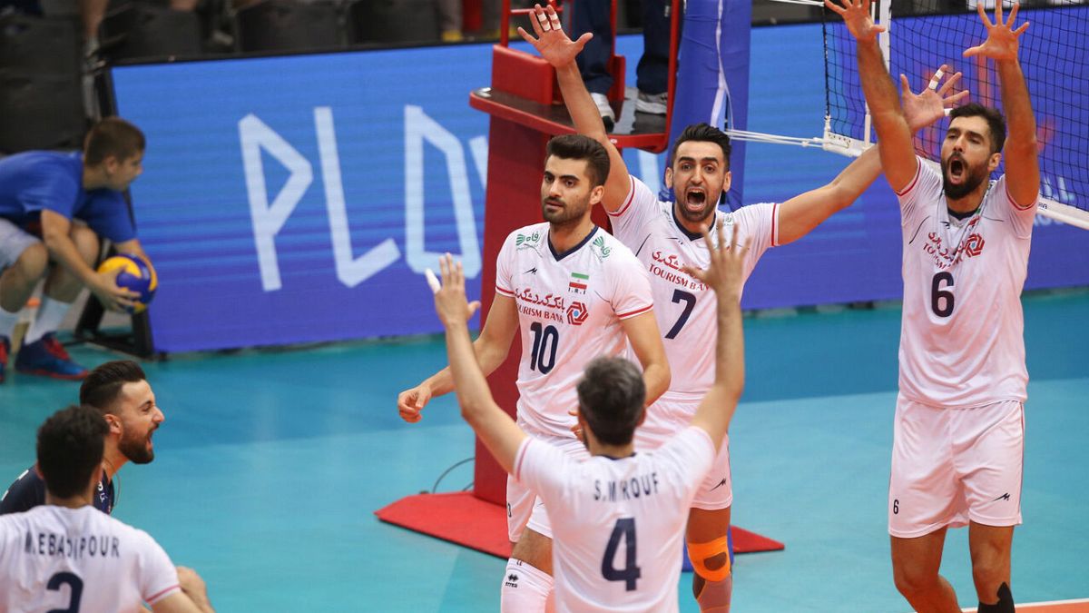 پیروزی تیم ملی والیبال ایران مقابل صربستان