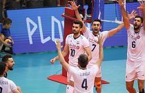 پیروزی تیم ملی والیبال ایران مقابل صربستان